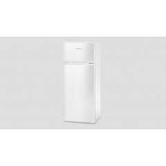 Inventor Ψυγείο Δίπορτο 206lt Υ143xΠ54.5xΒ55.5εκ. Λευκό DPC143EW